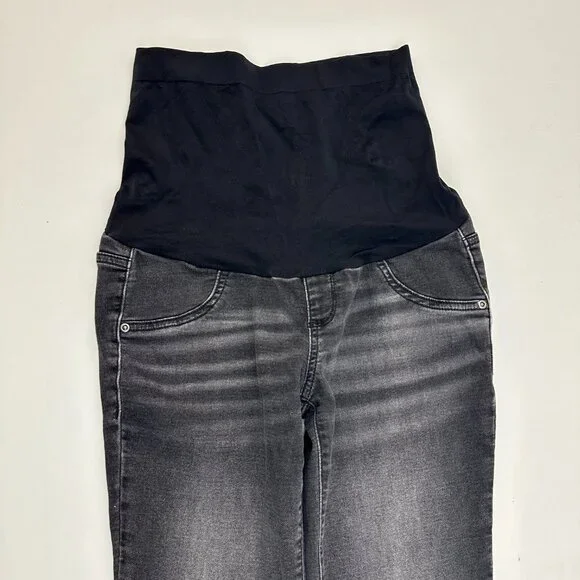 Sonoma Maternity Pull On Jegging Women's size 4 Black Denim Jeans - Picture 2 of 5
